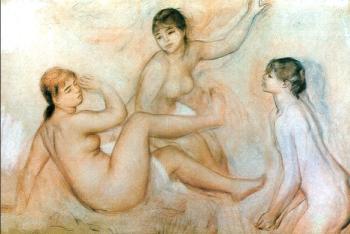 皮埃爾 奧古斯特 雷諾阿 hree Bathers by the Water 皮埃爾 奧古斯特 雷諾阿 hree Bathers by the Water